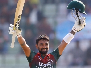 Liton Das hits century as Bangladesh beat Zimbabwe 